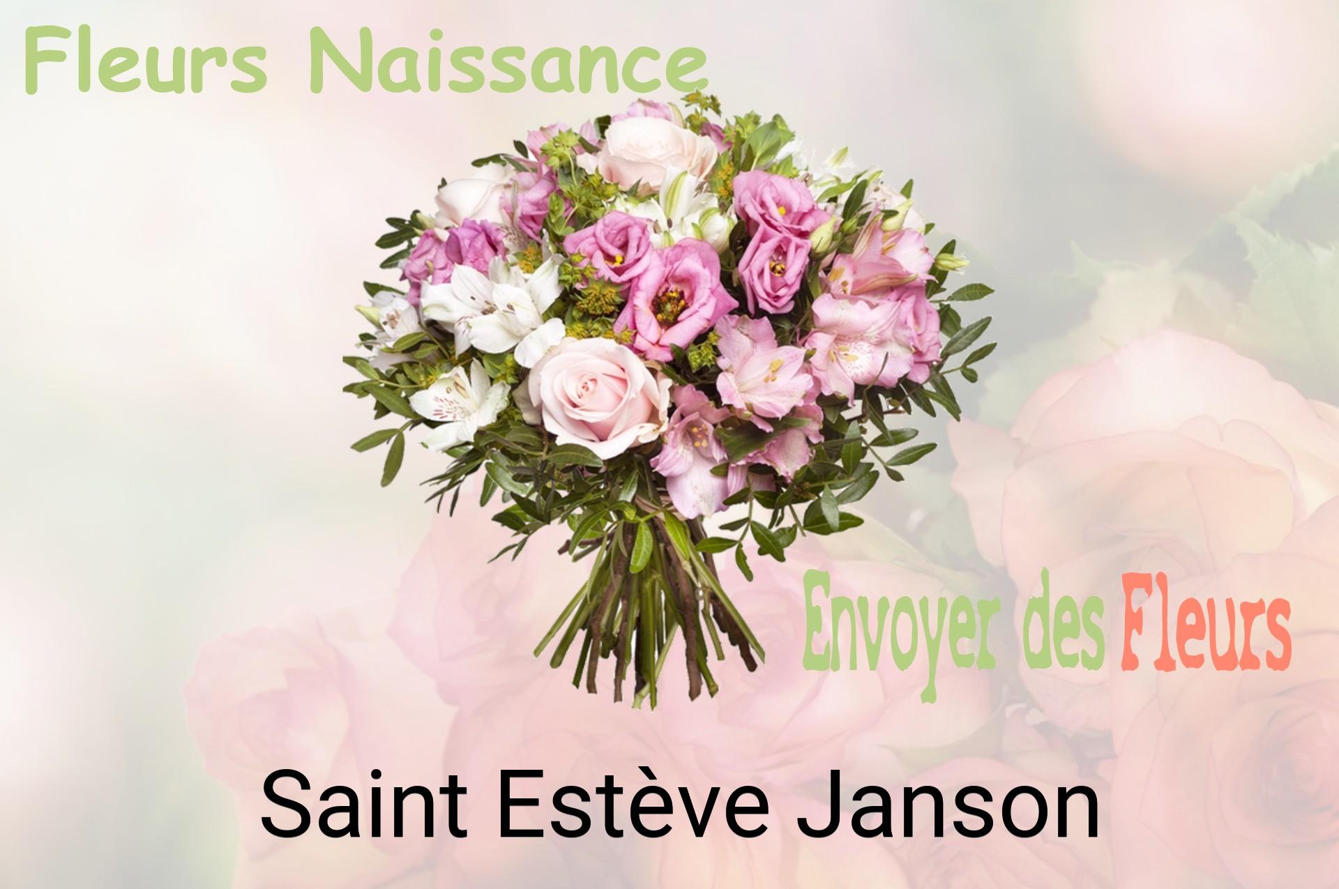 Bouquet de fleurs de naissance livré à Saint-Estève-Janson